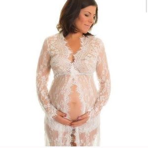 Small Lace Robe Never Worn
